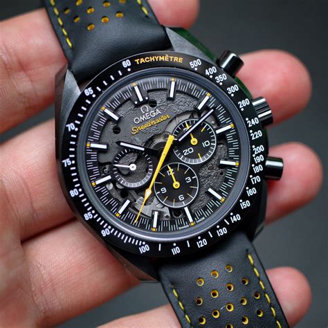 buy omega speedmaster dark side of the moon apollo 8|omega speedmaster moonwatch black.